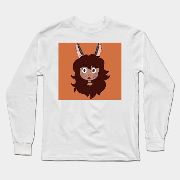 horn Long Sleeve T-Shirt by themodestworm